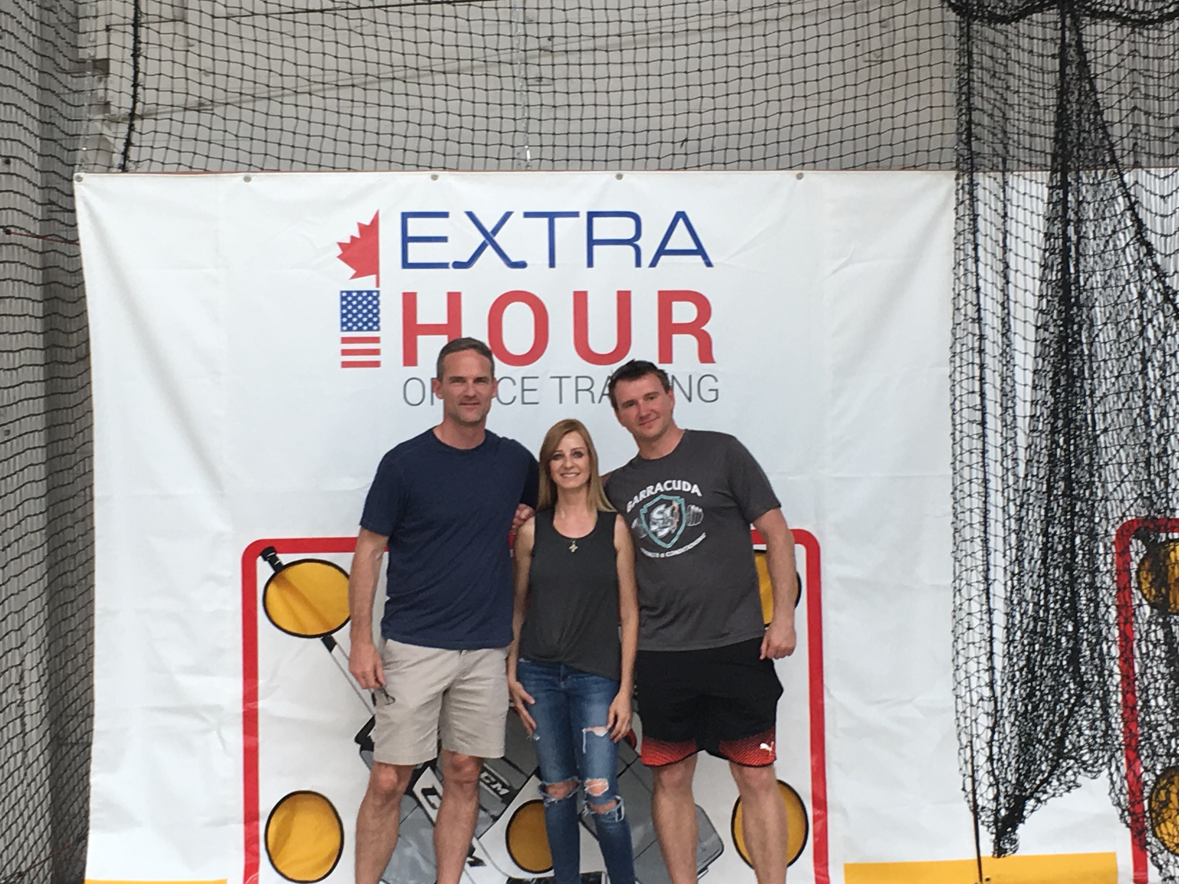 Rob Zettler, Nabby and Cathy Andrade at Extra Hour